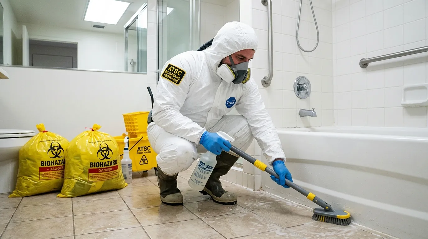 Decontamination equipment deployed for Blood Cleanup in Country Club Estates